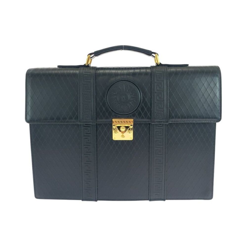 Versace Leather Briefcase